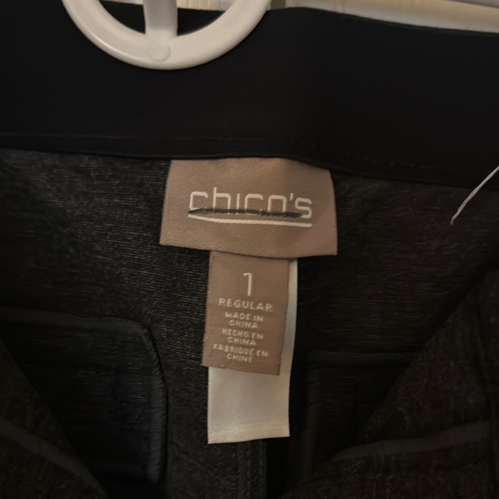 Chico's Gray Pants With Subtle Texture - image 5